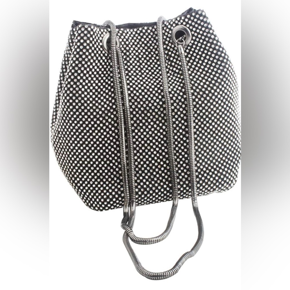 Rhinestone Luxury Black Bags Purse - Picture 1 of 6